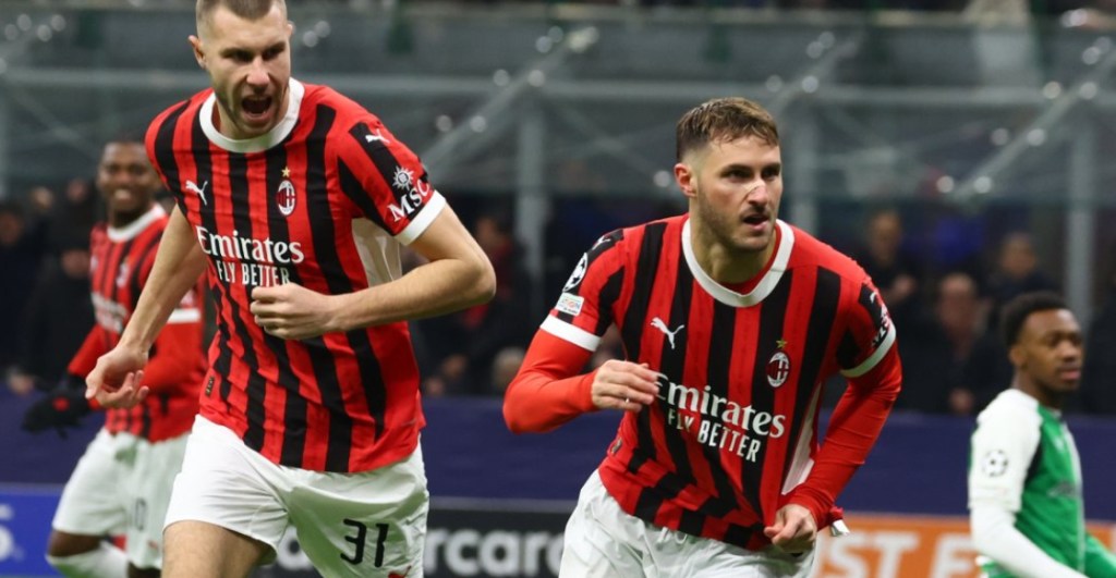 Gol de Santi Giménez contra Feyenoord en la Champions League