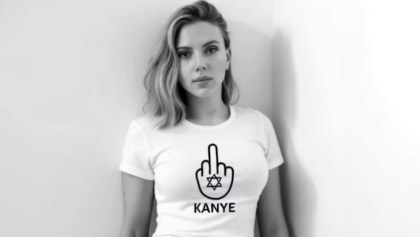 Scarlett Johansson critica el vídeo hecho con IA donde "protesta" contra Kanye West