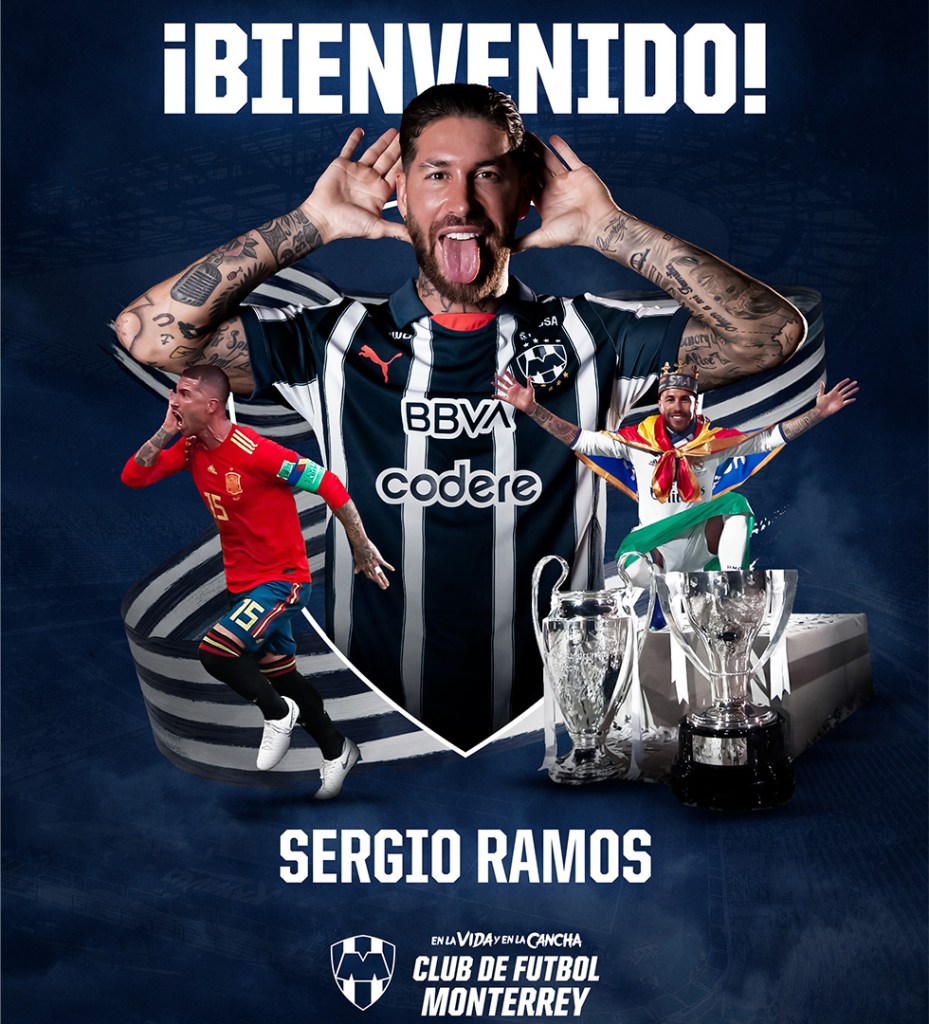 Sergio Ramos es nuevo jugador del Monterrey