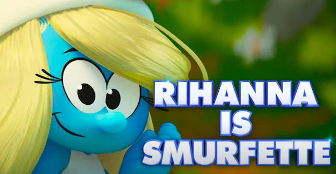 trailer los pitufos smurfs rihanna 4