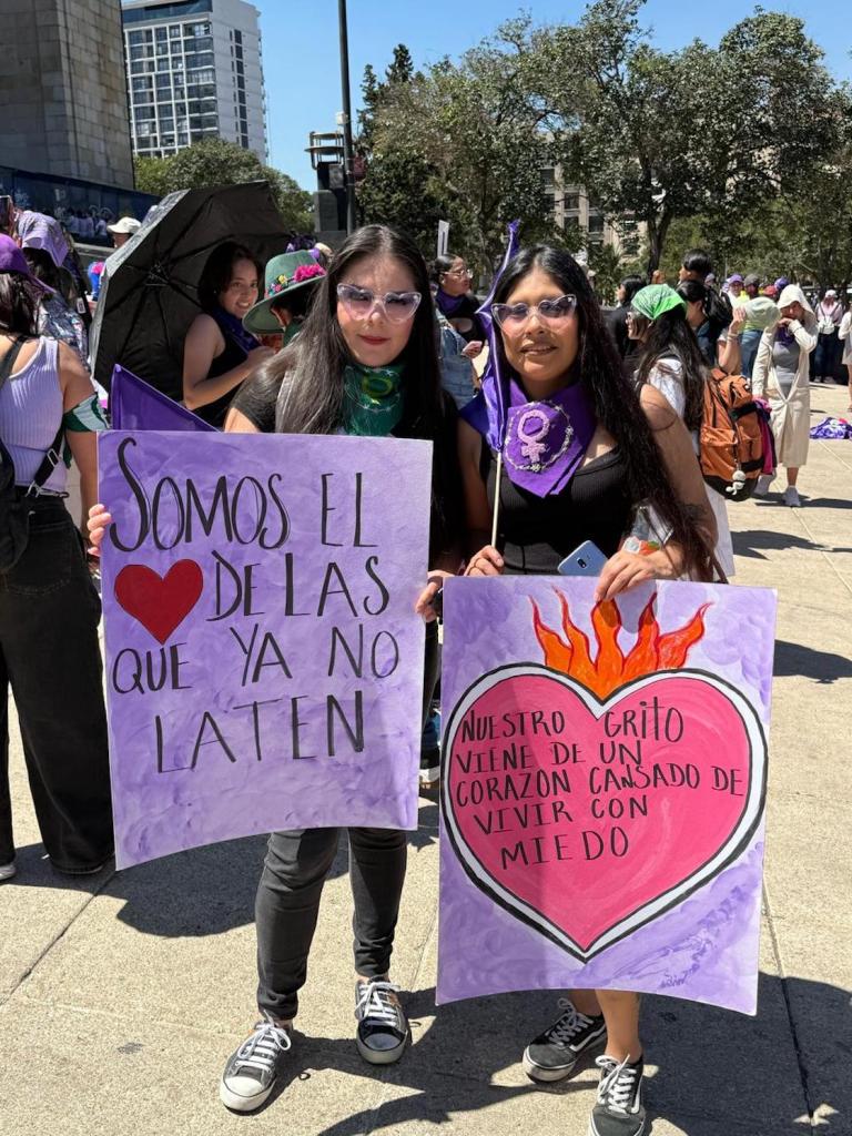 "Somos el corazón de las que ya no laten".