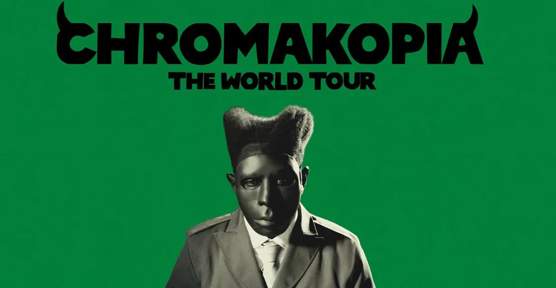 Tyler, the Creator en el póster oficial del CHROMAKOPIA World Tour 2025