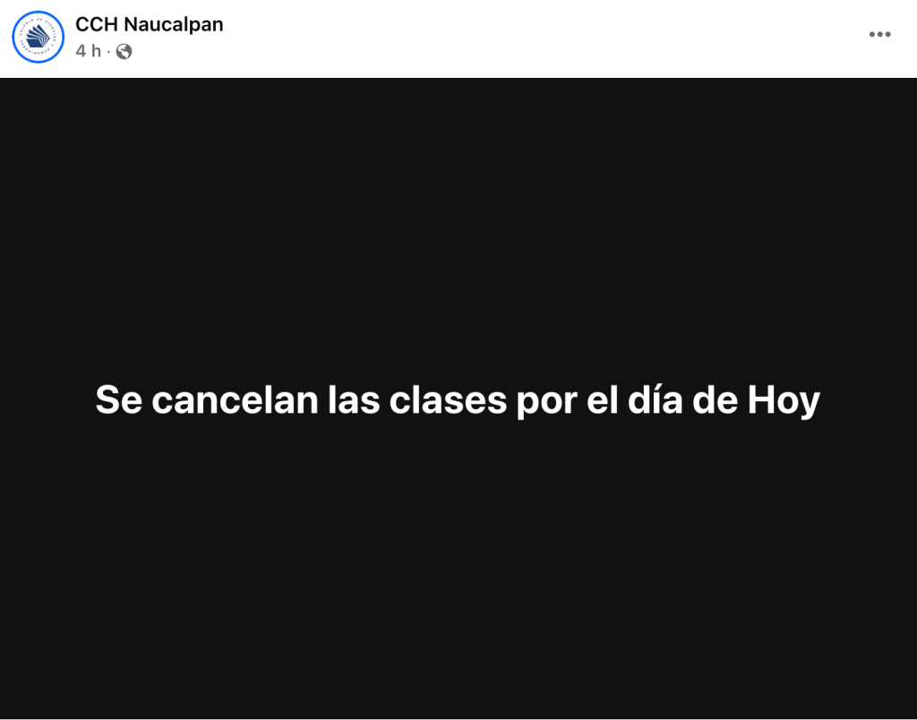 Alumno del CCH Naucalpan apuñala a profesor en clase