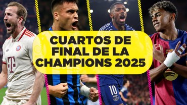 Así quedan los cuartos de final de la Champions League 2025