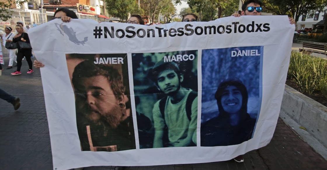 7 años de la desaparición de 3 estudiantes de Cine en Jalisco: Salomón, Daniel y Marco