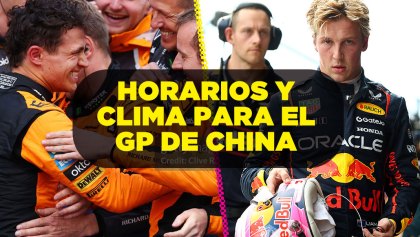 Horarios GP de China 2025 México