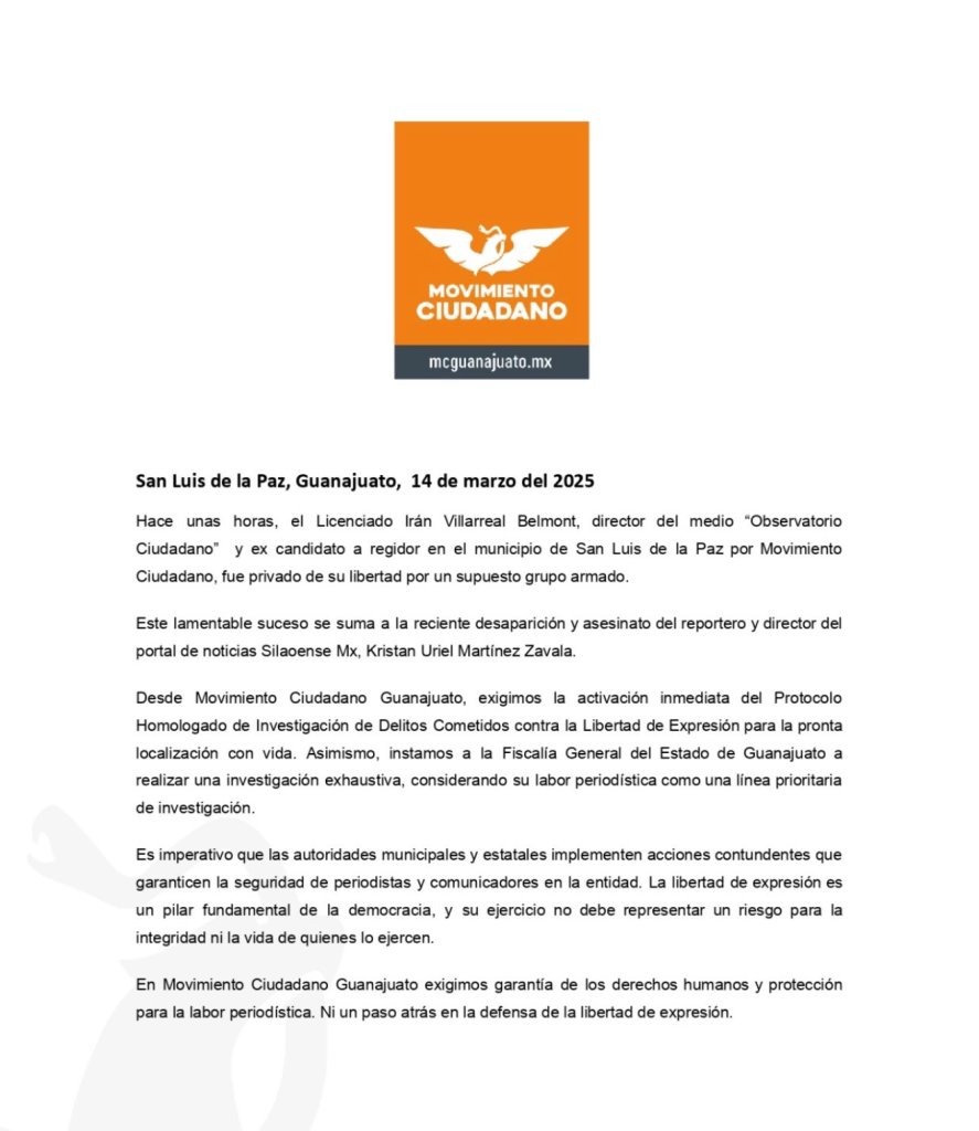 Secuestran y asesinan al periodista y activista Irán Villarreal