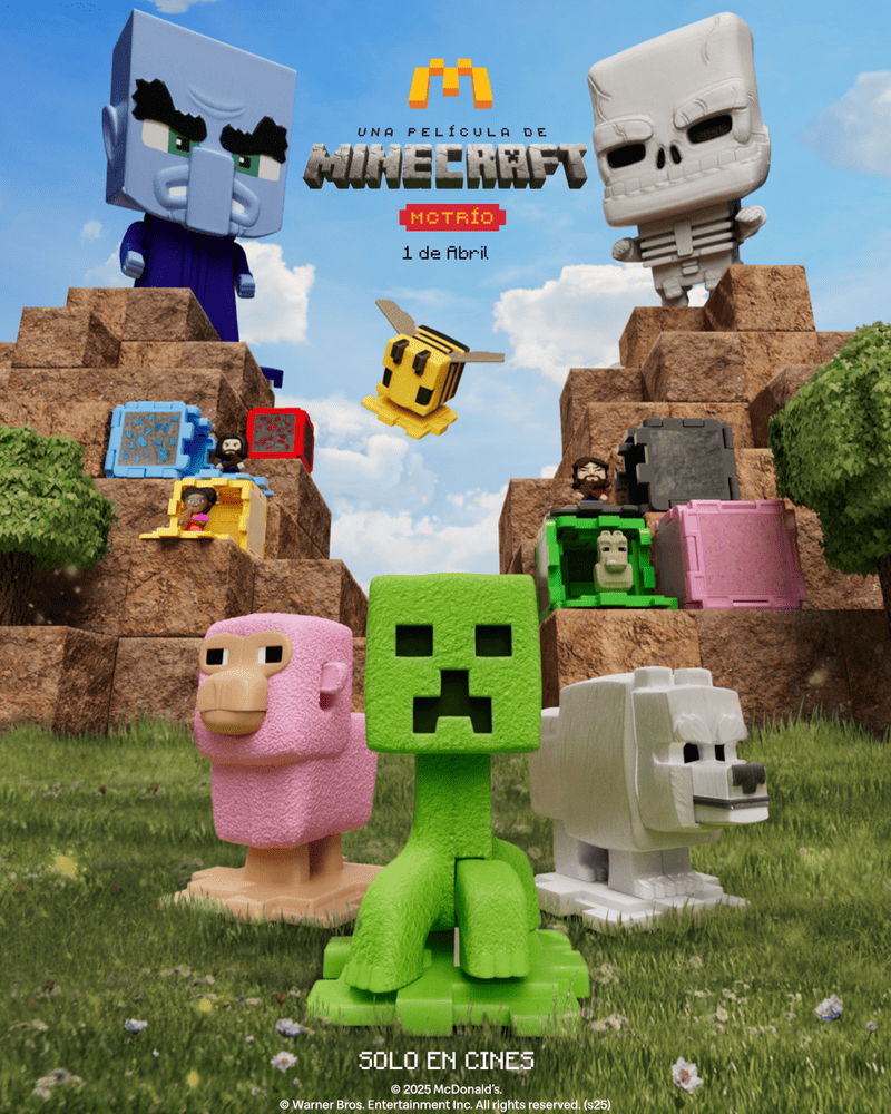 juguetes minecraft mcdonalds