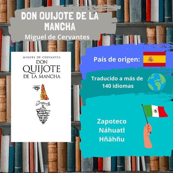 Estos libros de la literatura universal se tradujeron a lenguas indígenas