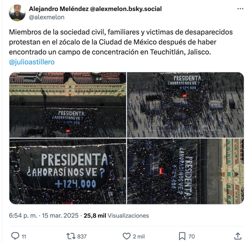 ‘México no es un país, es una fosa’: Luto nacional por víctimas de Teuchitlán en el Zócalo de CDMX y más estados 