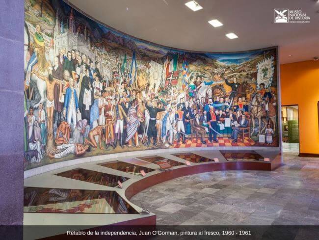 Los murales del Castillo de Chapultepec