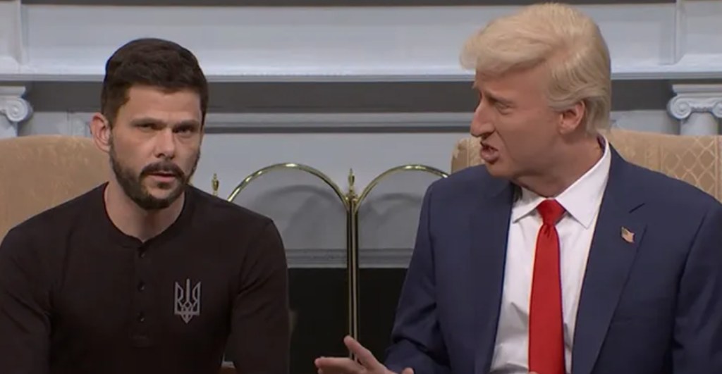 Saturday Night Live hace parodia de discusión entre Trump y Zelenski en Oficina Oval