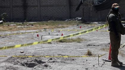 Autoridades no dejaron pasar a las madres buscadoras y colectivos a algunas partes del rancho.